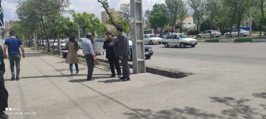  زیباسازی فضای سبز پردیس بنت الهدی صدر