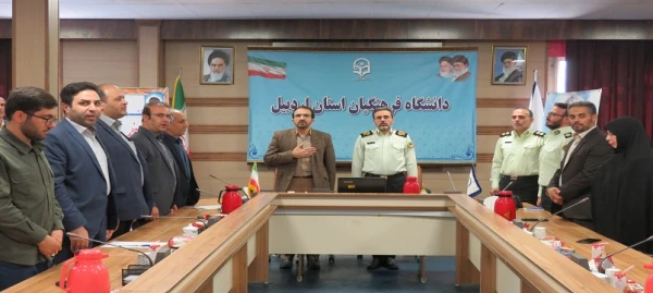 حضور فرمانده انتظامی استان اردبیل در دانشگاه فرهنگیان  استان اردبیل