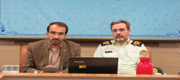 حضور فرمانده انتظامی استان اردبیل در دانشگاه فرهنگیان  استان اردبیل