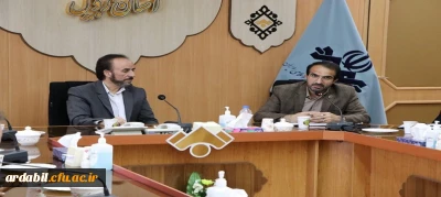 سرپرست دانشگاه فرهنگیان استان اردبیل با مدیرکل  صدا و سیمای استان اردبیل دیدار کرد