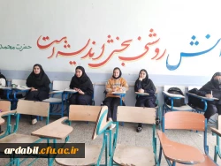 بازدید سرپرست پردیس بنت الهدی صدر از مدارس مجری کارورزی استان