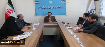 حضور مسئول نظارت سنجش فعالیت های فرهنگی در دانشگاه فرهنگیان استان اردبیل