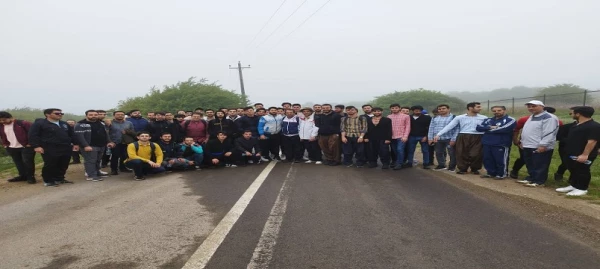 همایش پیاده روی یک روزه با حضور اساتید، کارکنان و دانشجومعلمان در مسیر جنگل فندقلو