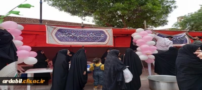 به مناسبت دهه کرامت: 

برپایی موکب دخترانه گروه جهادی- فرهنگی دانشگاه فرهنگیان اردبیل 