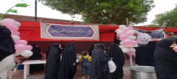 برپایی موکب دخترانه گروه جهادی- فرهنگی دانشگاه فرهنگیان اردبیل 