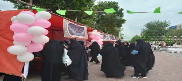 برپایی موکب دخترانه گروه جهادی- فرهنگی دانشگاه فرهنگیان اردبیل 