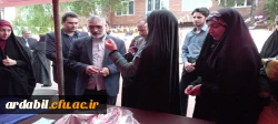 برپایی موکب دخترانه گروه جهادی- فرهنگی دانشگاه فرهنگیان اردبیل 