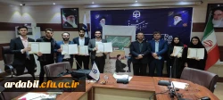 رتبه های برتر دانشجومعلمان دانشگاه در جشنواره الگوهای برتر تدریس در سطح منطقه ای