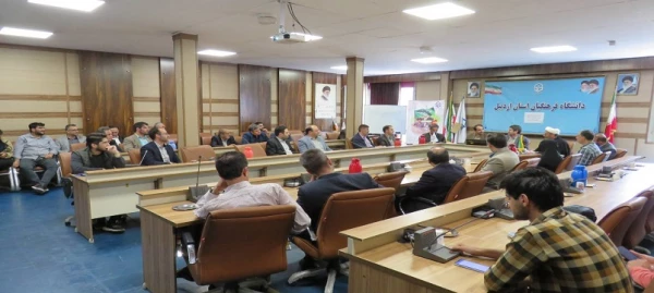 آیین تکریم ومعارفه مسئول کانون بسیج اساتید دانشگاه فرهنگیان استان اردبیل