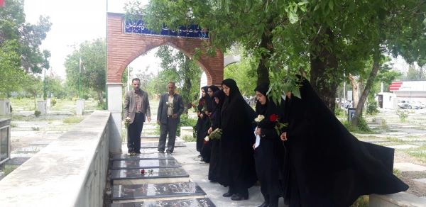 مراسم غبار روبی و عطرافشانی مزار شهدای عملیات بیت المقدس