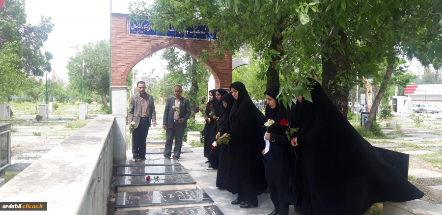 مراسم غبار روبی و عطرافشانی مزار شهدای عملیات بیت المقدس