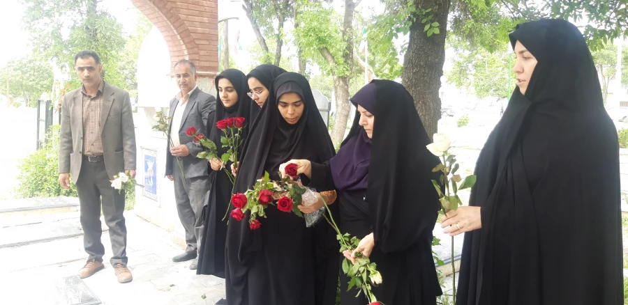 مراسم غبار روبی و عطرافشانی مزار شهدای عملیات بیت المقدس