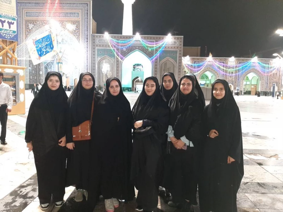 اعزام دانشجومعلمان پردیس بنت الهدی صدر زیارت اولی به مشهد مقدس