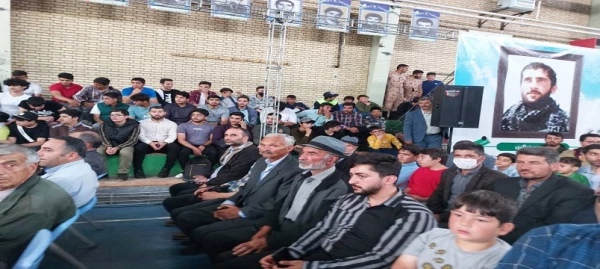 حضور اساتید، کارکنان و دانشجومعلمان واحد دانشگاهی آزادگان نیردر مراسم پیش اجلاسیه کنگره 3400 شهید استان اردبیل