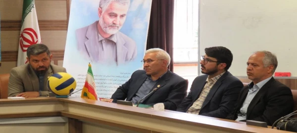 آئین رونمایی از پوستر اولین لیگ والیبال و فوتسال دانشگاه های فرهنگیان کشور 