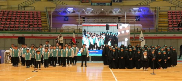 ایین افتتاحیه اولین لیگ کشوری دانشجومعلمان دانشگاه فرهنگیان 