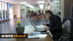 ورود تیم های شرکت کننده لیگ کشوری فوتسال دانشجومعلمان دانشگاه فرهنگیان به استان اردبیل