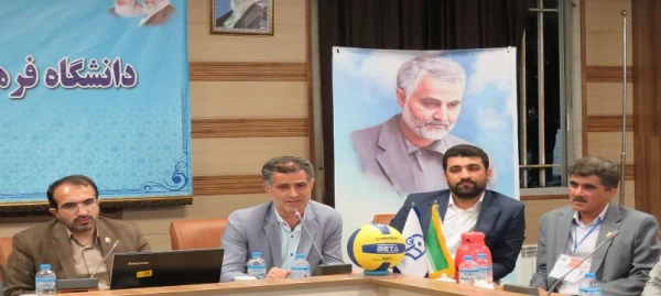 جلسه هماهنگی لیگ فوتسال با سرپرستان تیم های شرکت کننده در دانشگاه فرهنگیان اردبیل