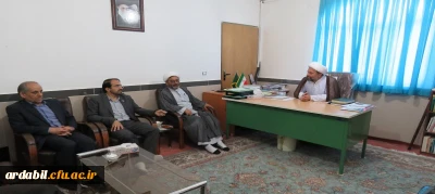 دیدار سرپرست مدیریت دانشگاه فرهنگیان استان اردبیل با امام جمعه شهرستان نیر