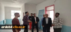 بازدید از اردوی جهادی عهد خدمت دانشجومعلمان بسیجی دانشگاه فرهنگیان استان اردبیل