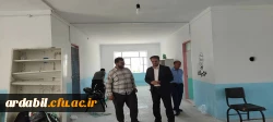 بازدید از اردوی جهادی عهد خدمت دانشجومعلمان بسیجی دانشگاه فرهنگیان استان اردبیل