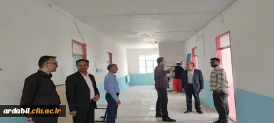 بازدید از اردوی جهادی عهد خدمت دانشجومعلمان بسیجی دانشگاه فرهنگیان استان اردبیل