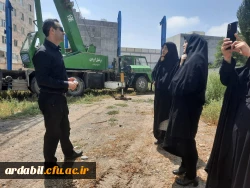 عملیات اجرایی احداث سالن ورزشی در پردیس بنت الهدی صدر اردبیل