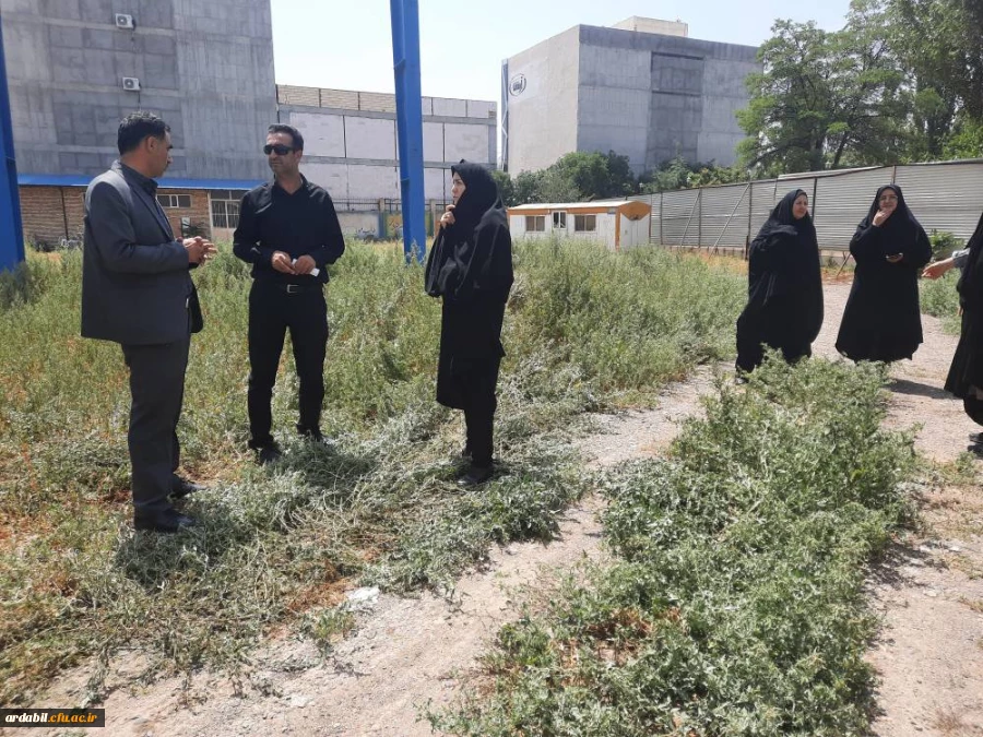 عملیات اجرایی احداث سالن ورزشی در پردیس بنت الهدی صدر اردبیل