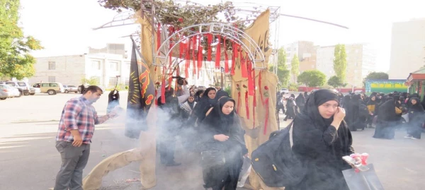 اعزام دانشجویان دختر استان اردبیل به مناطق عملیاتی شمالغرب 