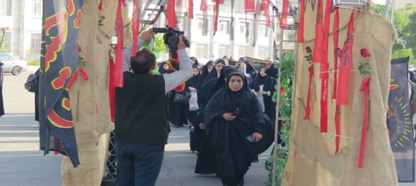 اعزام دانشجویان دختر استان اردبیل به مناطق عملیاتی شمالغرب 