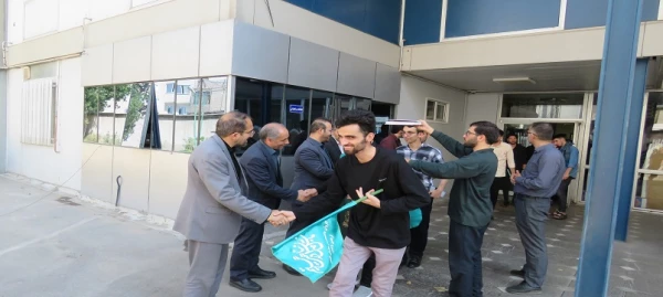 بدرقه و اعزام کاروان راهیان اربعین حسینی دانشجومعلمان دانشگاه فرهنگیان استان اردبیل به کربلای معلی