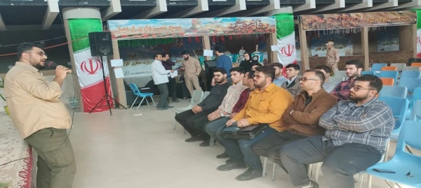 بازدید دانشگاه فرهنگیان اردبیل از نمایشگاه رزمی، فرهنگی دفاع مقدس