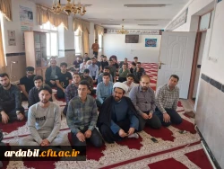 نشست کارکنان و دانشجومعلمان مرکز آموزش عالی آزادگان نیر در حمایت از عملیات « طوفان الاقصی »