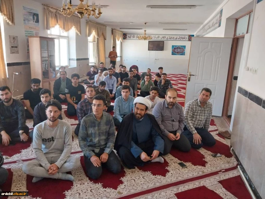 نشست کارکنان و دانشجومعلمان مرکز آموزش عالی آزادگان نیر در حمایت از عملیات « طوفان الاقصی »