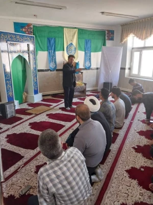 نشست کارکنان و دانشجومعلمان مرکز آموزش عالی آزادگان نیر در حمایت از عملیات « طوفان الاقصی »