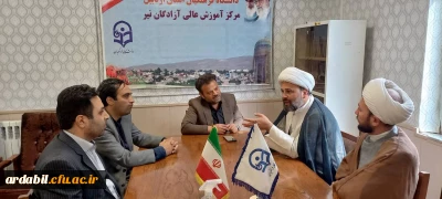 بازدید امام جمعه شهرستان نیر از مرکز آموزش عالی آزادگان نیر