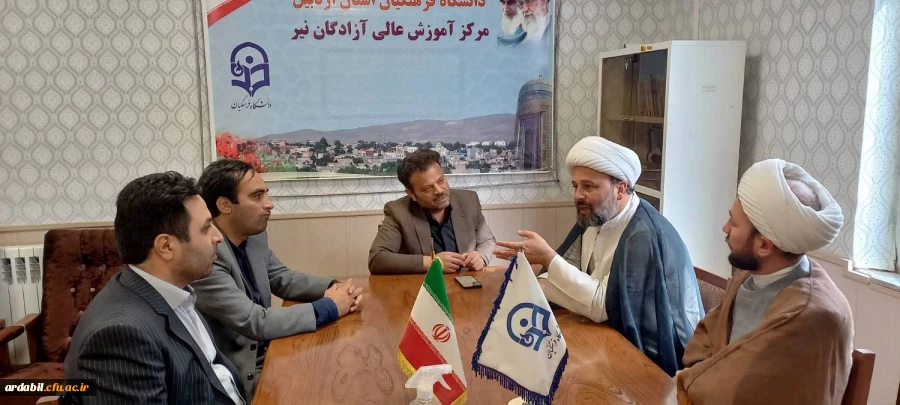 بازدید امام جمعه شهرستان نیر از مرکز آموزش عالی آزادگان نیر