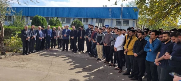 تجمع دانشگاهیان دانشگاه فرهنگیان اردبیل در محکومیت حمله رژیم صهیونیستی به بیمارستان المعمدانی غزه