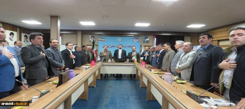 مراسم تودیع و معارفه سرپرست مدیریت امور پردیس های استان اردبیل 