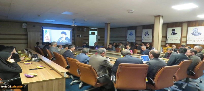 مراسم تودیع و معارفه سرپرست مدیریت امور پردیس های استان اردبیل 