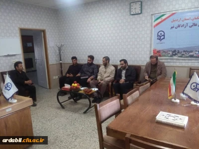 نشست هم اندیشی معاون تشکیلات و بازرسی سازمان بسیج دانشجویی کشور با رئیس مرکز آموزش عالی آزادگان نیر    