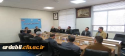 دیدار صمیمانه فرمانده نیروی انتظامی استان  با سرپرست دانشگاه فرهنگیان اردبیل