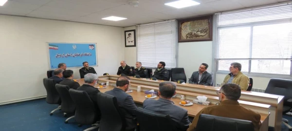 دیدار صمیمانه فرمانده نیروی انتظامی استان  با سرپرست دانشگاه فرهنگیان اردبیل