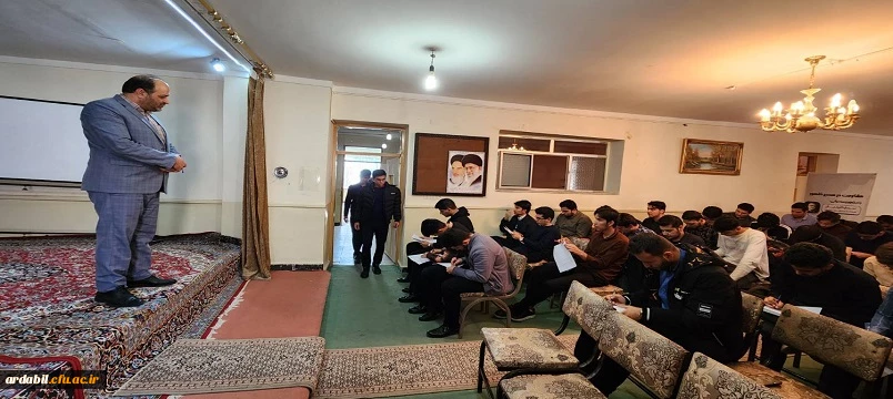 نشست صمیمی رئیس اداره حراست دانشگاه فرهنگیان استان اردبیل