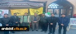 بازدید از موکب ریحانه النبی بسیج دانشجویی دانشگاه فرهنگیان اردبیل