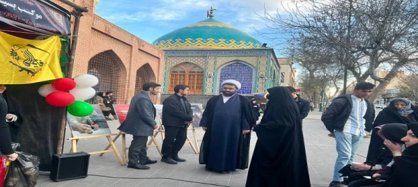 بازدید از موکب ریحانه النبی بسیج دانشجویی دانشگاه فرهنگیان اردبیل