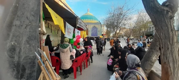 بازدید از موکب ریحانه النبی بسیج دانشجویی دانشگاه فرهنگیان اردبیل