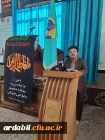 سخنرانی رئیس مرکز آموزش عالی آزادگان نیر پیش از خطبه های نماز جمعه 