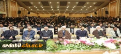 حضور دانشجومعلمان دانشگاه فرهنگیان اردبیل درمراسم روز دانشجو در دانشگاه محقق اردبیلی