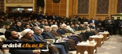حضور دانشجومعلمان دانشگاه فرهنگیان اردبیل درمراسم روز دانشجو در دانشگاه محقق اردبیلی